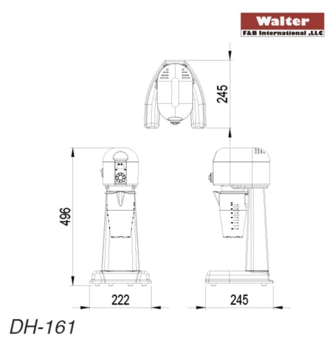 【田馨咖啡】WALTER雪克均質機/高速液態均質機 飲品製作最佳幫手 白色/黑色/紅色 現貨【免運】