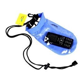 藍色手機防水袋 旅行漂流游泳潛水沙灘通用必備包防水套-7601001