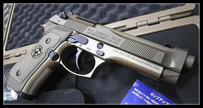 【原型軍品】瓦斯 MARUI M9 沙色 惡靈古堡 20週年 限量紀念 Biohazar 生化危機 武士之刃 克里斯