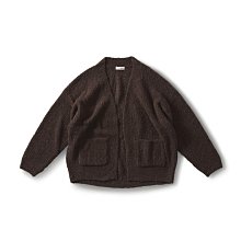 日本 冬 深茶色的濃郁復古氣質 柔軟針織開衫  (現貨款特價)