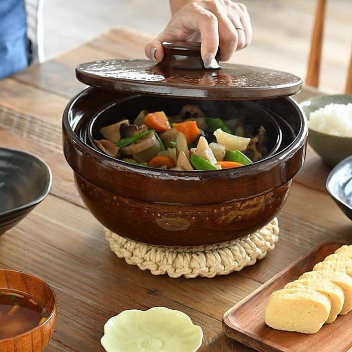 日本長谷園新款砂鍋土鍋無水料理悶蒸燉乾燒鍋