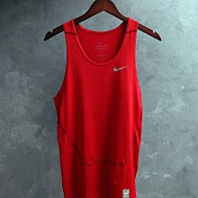 CA 美國運動品牌 NIKE PRO COMBAT 紅色 緊身 彈性運動背心 XL號 一元起標無底價R67