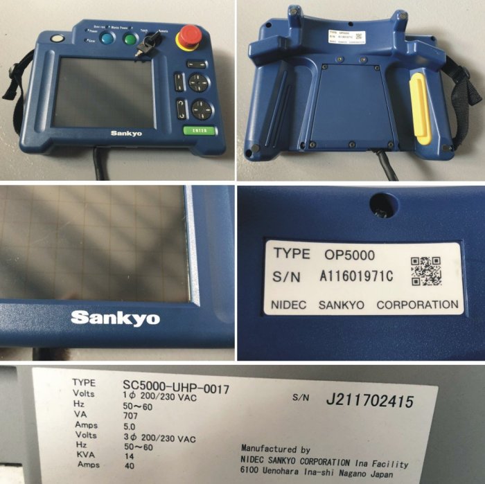 SC5000-UHP-0017 OP5000 Sankyo SC5000 ROBOT CONTROLLER H27