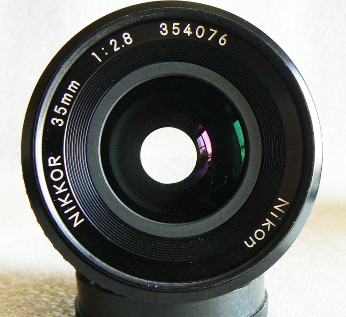 【悠悠山河】完美近新品 全鏡片清明透亮 Nikon Nikkor 35mm F2.8 AI 最佳光學玻璃 成像銳利