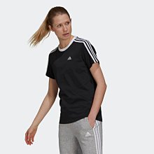 南◇2021 8月 ADIDAS ESSENTIALS 短袖 GS1379 黑白 基本款 三條線 休閒短TEE