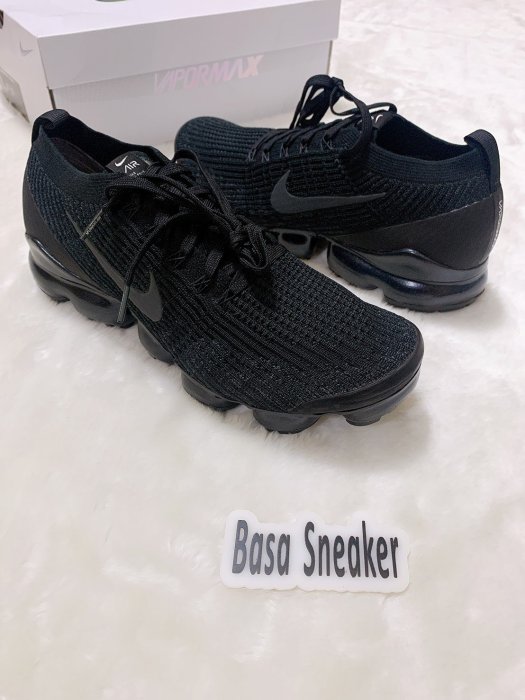 Nike Air Vapormax Flyknit 3.0 全黑 黑魂 編織 運動鞋 AJ6900-004