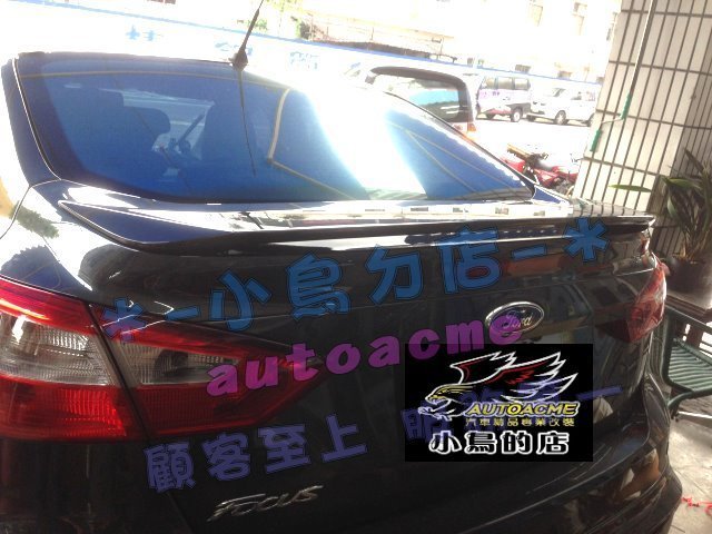 【小鳥的店】福特 2013-15 FOCUS MK3 尾翼 4D 四門 尾翼 擾流版 ABS Ford