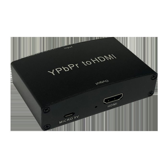 【易控王】色差轉HDMI 轉換器 色差分量 Y/Pb/Pr+R/L 1080P 外接電源(50-504-01)