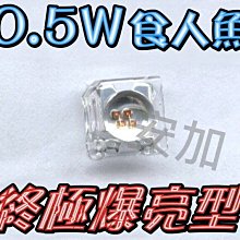 A4A41 買10送10 終極爆亮0.5W 凸.平頭-食人魚LED 四晶片 many.G5.新勁戰.GTR