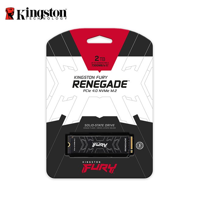 金士頓 2TB FURY Renegade PCIe 4.0 NVMe M.2 固態硬碟 (KT-SFYRS-2TB)