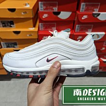 南🔥2022 7月 NIKE AIR MAX 97 反光 氣墊 彩虹 3M 女款 白 DH1592-100