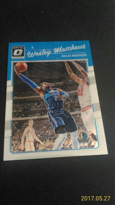 2016-17 DONRUSS OPTIC~Wesley Matthews 金屬普卡 # 79