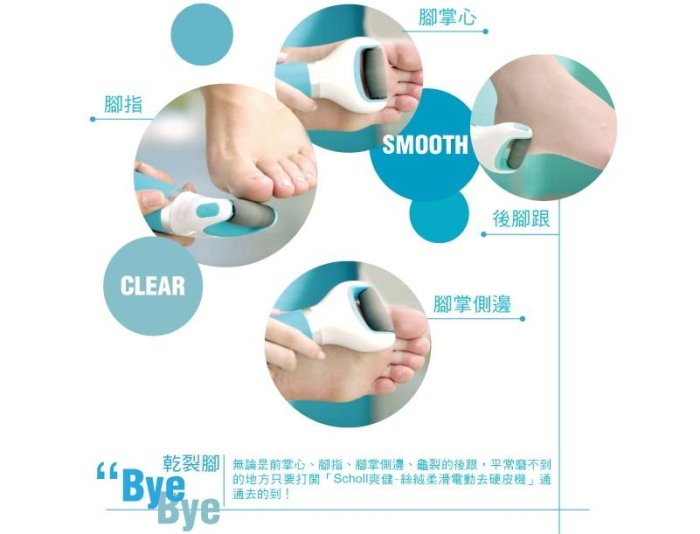 【美妝行】Scholl 爽健 新電動去硬皮機禮盒 USB充電款