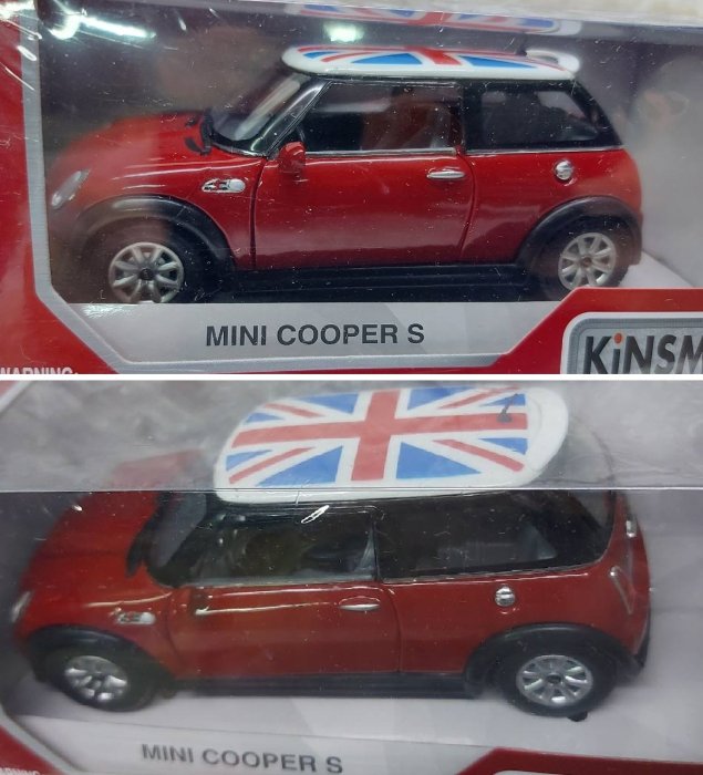 1:36 KINSMART Mini Cooper S ~~三款可選~~