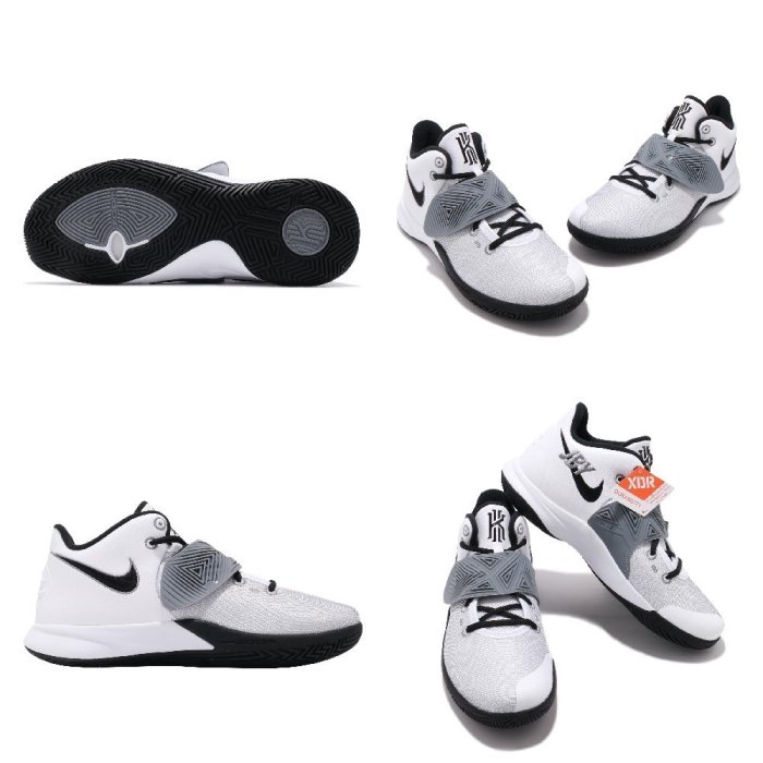 =CodE= NIKE KYRIE FLYTRAP III EP 魔鬼氈籃球鞋(白黑灰)CD0191-103 XDR 男