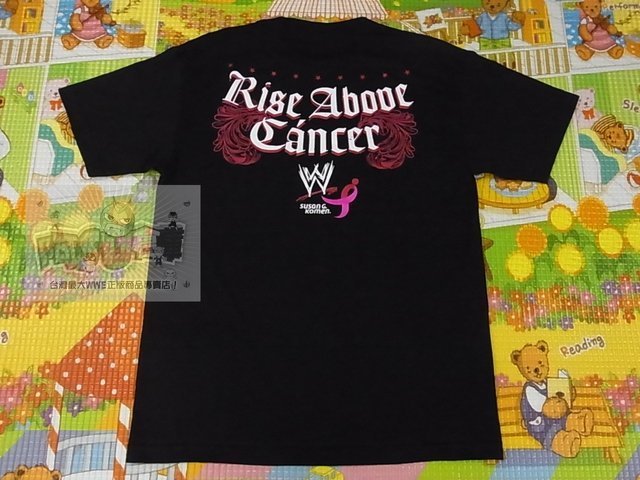 ☆阿Su倉庫☆WWE Alberto Del Rio Rise Above Cancer T-Shirt 克服病魔公益款