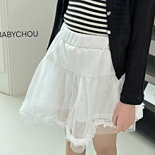 XS~L ♥裙子(IVORY) BABYCHOU-2 24夏季 BAY240506-099『韓爸有衣正韓國童裝』~預購