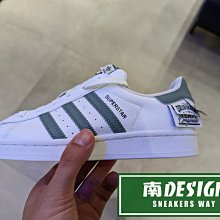 南🔥2022 8月 ADIDAS OG SUPERSTAR 經典 貝殼頭 三葉草 復古 女款 白綠 HQ6455