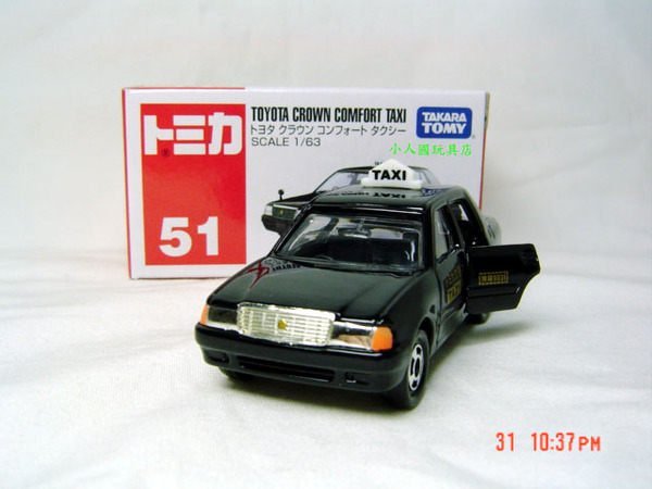 TOMICA TM051日本計程車CROWN COMFORT TAXI_74688日本多美小汽車 永和小人國玩具店