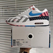 Piet Parra x Nike Air Max 1 White Multi AT3057-100 復古氣墊百搭慢跑鞋