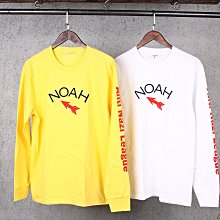 【HYDRA】Noah NYC Anti Nazi League L/S Tee 法西斯 長T 薄長袖 十字【NA11】