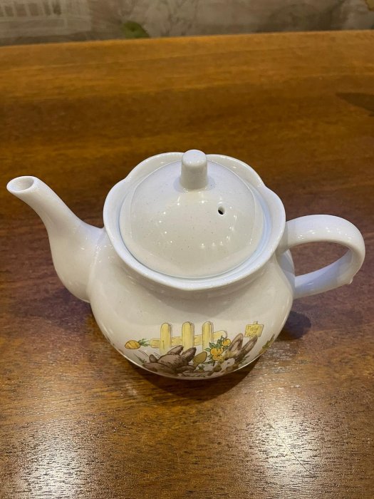 日本 中古 闐園 卡通 茶壺 咖啡壺
