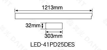 客來宏燈飾專賣 舞光 4×1 雙節標柔光平板燈 LED-41 PD25DES
