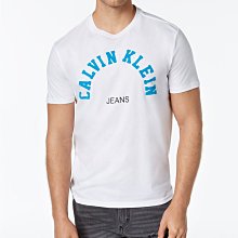 (S)☆【NG挖寶區男生館】☆【Calvin Klein LOGO絨面印圖短袖T恤】☆【NGCK001C7】