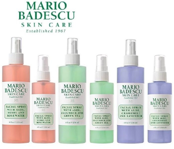 【蘇菲的美國小舖】Mario Badescu 玫瑰水/玫瑰/薰衣草/綠茶保濕噴霧4oz/118ml