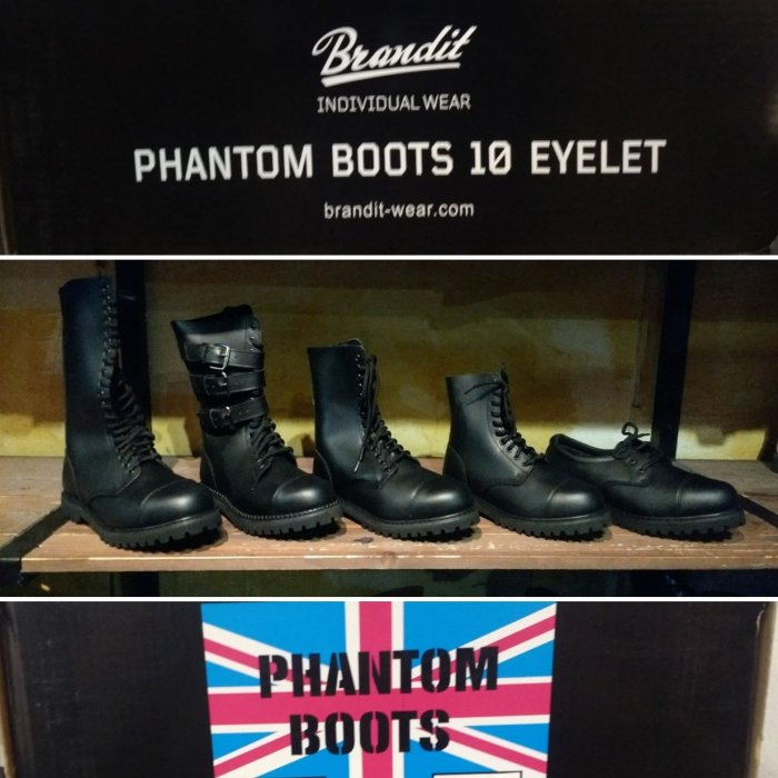 ♛大鬍子俱樂部♛ Brandit® 10 Eyelet Boots 德國 工裝風格 軍裝 經典 10孔 中筒靴 鋼性鞋頭