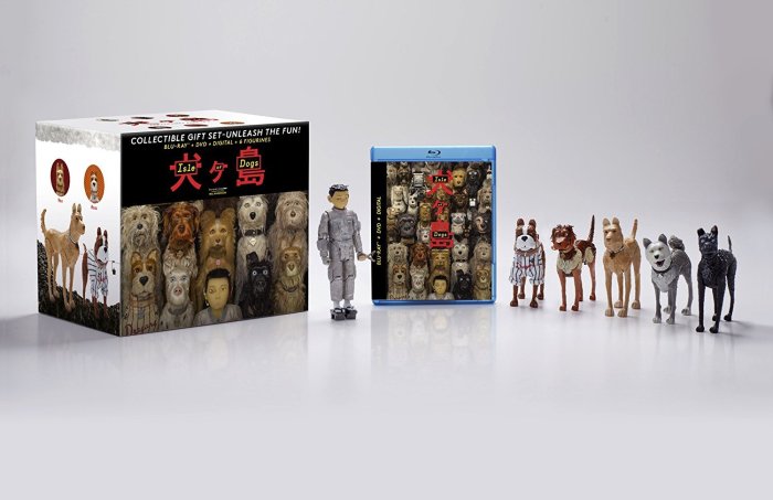 毛毛小舖--藍光BD 犬之島 BD+DVD 雙碟限量公仔禮盒版 Isle of Dogs