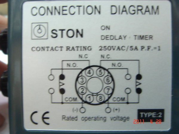 [清倉才有的價格] STON 雙調雙組接點計時器STDV-N2 220V   ON 30M   OFF 12H (可用於冷凍除霜)