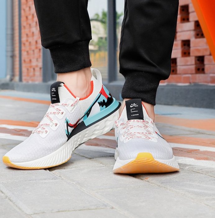 Nike React Infinity Run FlyknitA.I.R白藍 平衡 減震 透氣 時尚 慢跑鞋CV9312