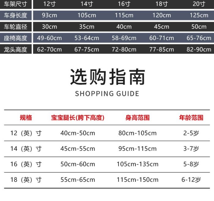 [可折疊]全新 熱賣款 可愛兒童自行車腳踏車12吋 14吋 16 寸18吋20吋附藍子後座鈴當閃光輔