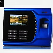 KIPO-彩色指紋考勤機/打卡機USB485通訊USB功能+送考勤軟體(QJE001004A)