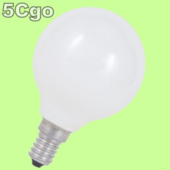 5Cgo【權宇】LED E14奶白龍珠燈泡球型圓形G45 2W 4W亮白光自然光暖白光 另有G60 G80 G95 含稅