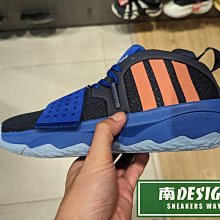 限時特價 南🔥2024 4月 ADIDAS DAME 8 EXTPLY 籃球 里拉德 束帶 男款 黑藍橘IG8085