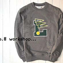 ☆【LA男生館】☆【LACOSTE鱷魚旗幟LOGO印圖長袖T恤/大學T】☆【LA004M6】(S-M-L-XL-4XL)