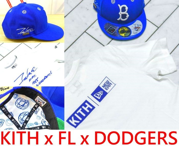 BLACK極新KITH x FUTURA x NEWERA x 布魯克林LA道奇隊x GORE-TEX防水全