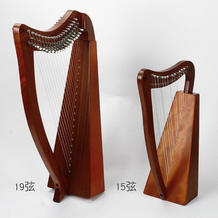 沃爾特豎琴19弦15弦愛爾蘭豎琴初學者專業考級古典樂器小豎琴