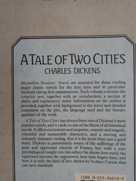 【月界2S】A Tale of Two Cities（絕版）_Charles Dickens_雙城記　〖外文小說〗DDF