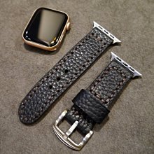 KH手工皮革工作室 Apple Watch S8皮革錶帶 40/38mm替換錶帶全手工台灣製造MIT獨一無二非大量生產