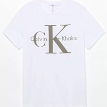 ☆【CK男生館】☆【Calvin Klein LOGO印圖短袖T恤】☆【CK001Y6】(M)