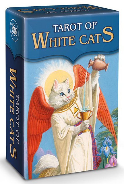 [牌的世界]白貓塔羅牌迷你口袋版(附中文) Mini tarot White cats