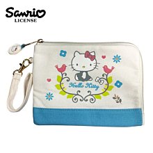 凱蒂貓 北歐風 收納包 隨身包 手拿包 Hello Kitty 三麗鷗 Sanrio【005169】