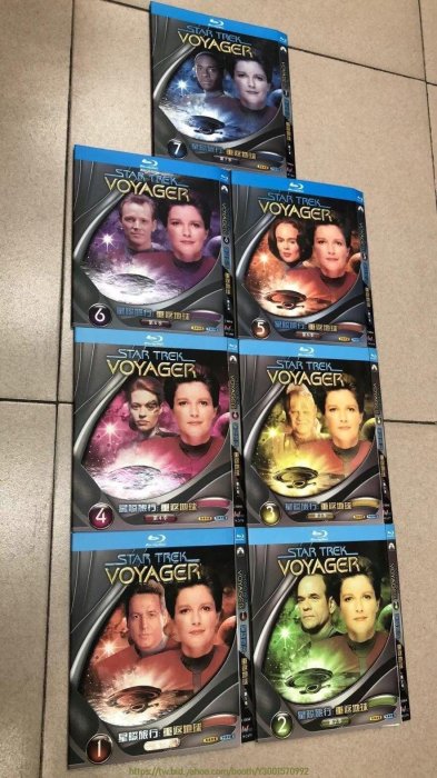 全館免運❤BD藍光DVD  星際旅行：重返地球 Star Trek: Voyager 1-7季 14碟組 全新影片 繁體中字