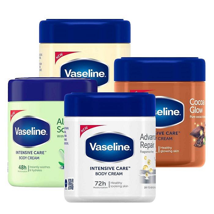 Vaseline 凡士林 超強保濕補水身體乳霜 400ml 身體保溼乳液 特乾肌膚 蘆薈清爽【V370165】PQ 美妝