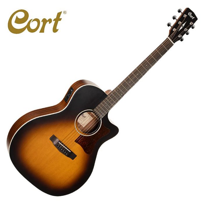 最新款 CORT GA1E OP 電木吉他-開孔旭日紋/內建CE304TEQ/原廠公司貨