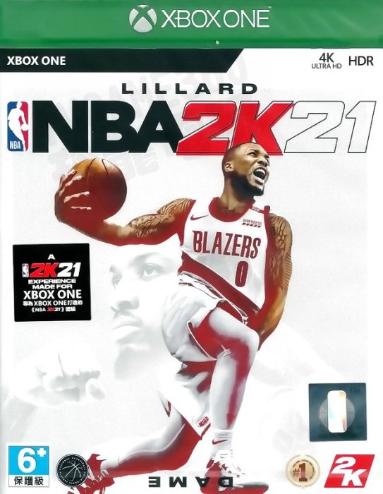 【全新未拆】XBOX ONE XBOXONE 美國職業籃球賽 2021 NBA 2K21 中文版 內附首批特典 台中