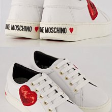 〔英倫空運小鋪〕*超值折扣特區 英國代購 5折 Love Moschino 亮片愛心 運動鞋 女